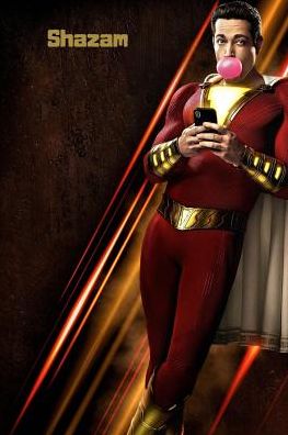 Shazam Action Figure: Blank Lined Superhero Gift Journal/Notebook/Diary for Comics & Adventure Fans