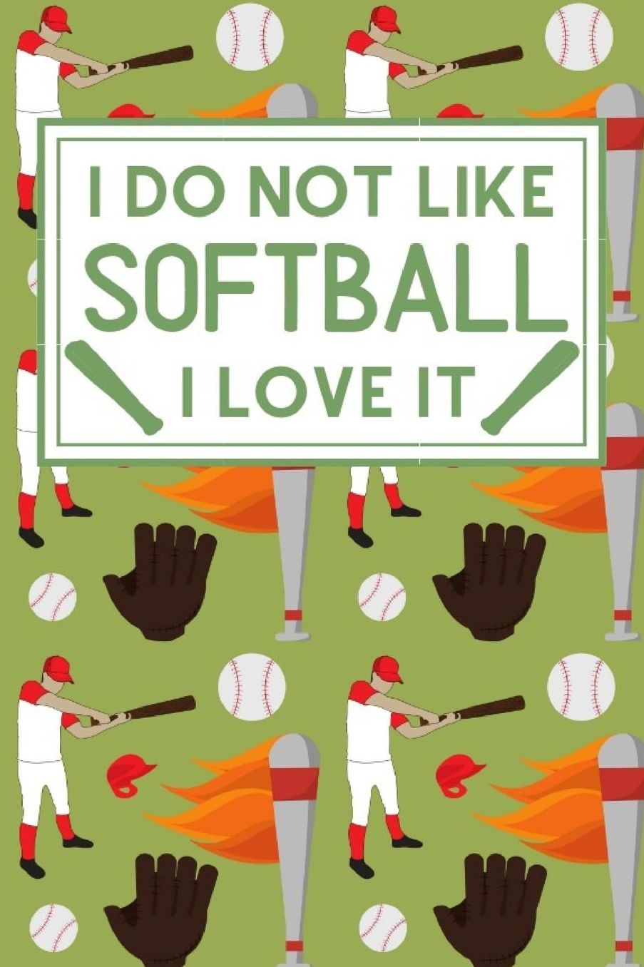 Softball Theme Notebook For Fans: Useful Lined Notebook For Softball Supporter