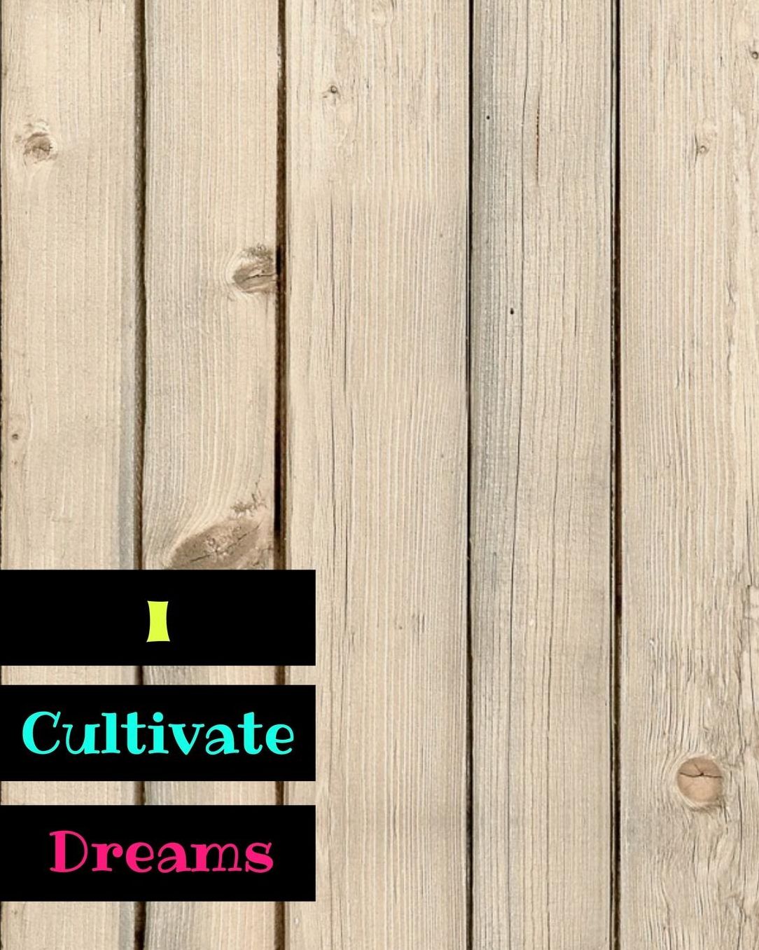 I Cultivate Dreams: Academic School Year Lesson Organizer; Teacher Planner Notebook