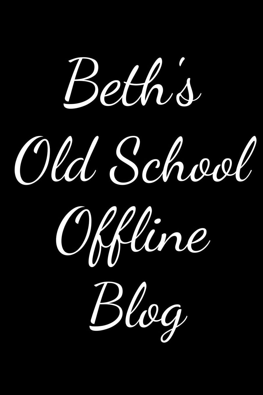 Bethany's Old School Offline Blog: Notebook / Journal / Diary - 6 x 9 inches (15,24 x 22,86 cm), 150 pages.
