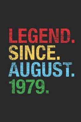 Legend Since August 1979: Graph Paper Journal (6 X 9 - 120 Pages/ 5 Squares per inch) for 40th Birthday Gift Idea for Women and Men