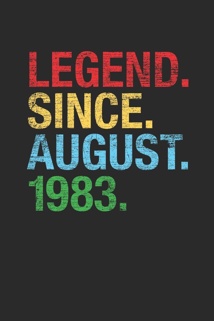 Legend Since August 1983: Graph Ruled Notebook / Journal (6 X 9 - 5 X 5 Graph Ruled) - 36th years old Birthday Gift and Anniversary Gift for Women and Men