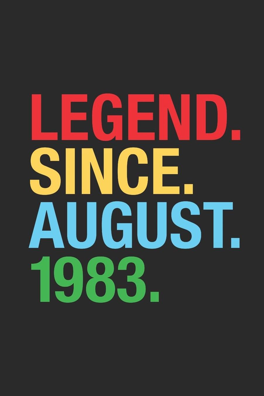 Legend Since August 1983: Graph Ruled Notebook - Journal 36th Birthday for Woman and Men