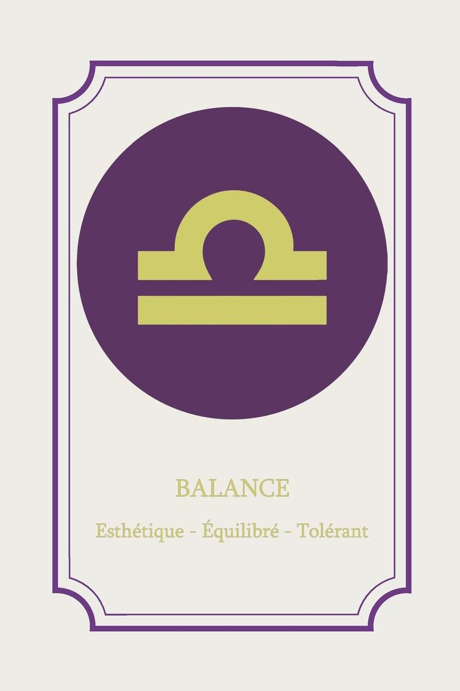 Balance: Balance Signe Du Zodiaque Journal Notebook Diary Dot Grid