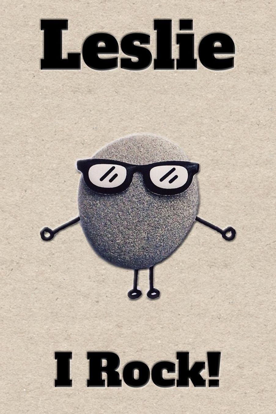 Affirmation Journal Leslie I Rock!: A personalized monogram journal just for you!