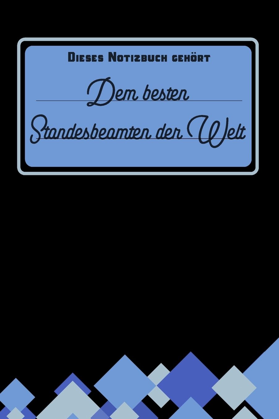 Dieses Notizbuch gehört dem besten Standesbeamten der Welt: blanko Notizbuch Journal To Do Liste für Standesbeamten und Standesbeamtinnen - über 100 linierte Seiten mit viel Platz für Notizen - Tolle Geschenkidee als Dankeschön