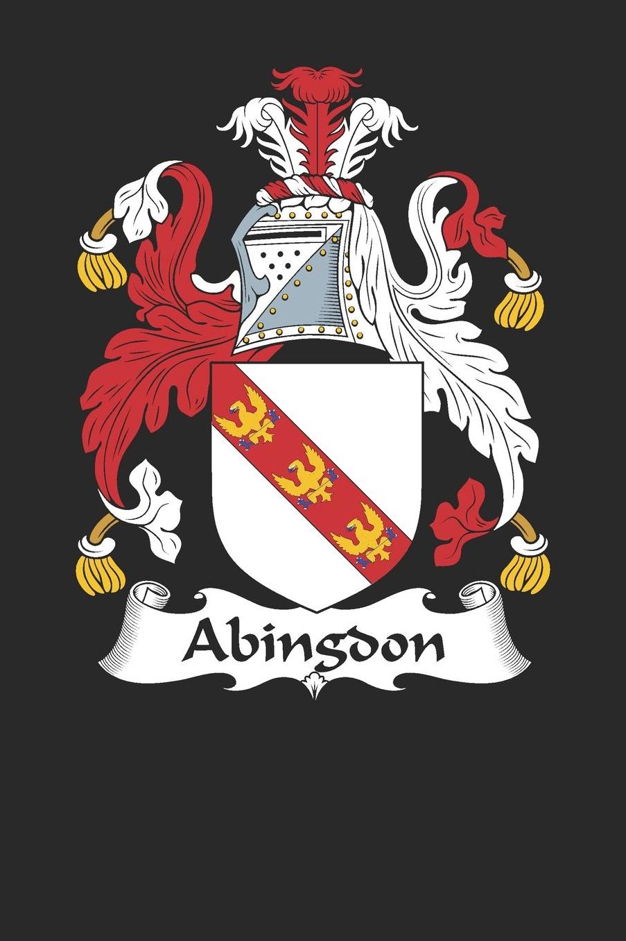 Abingdon: Abingdon Coat of Arms and Family Crest Notebook Journal (6 x 9 - 100 pages)