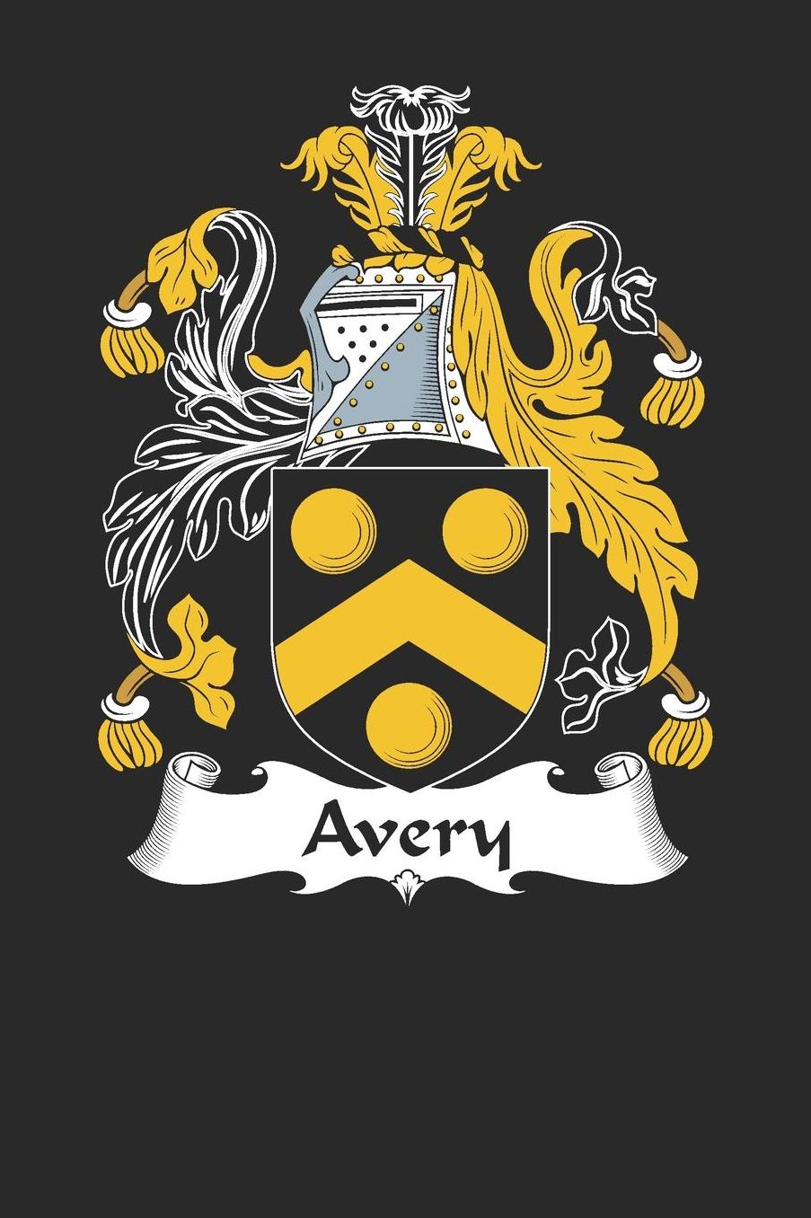 Avery: Avery Coat of Arms and Family Crest Notebook Journal (6 x 9 - 100 pages)
