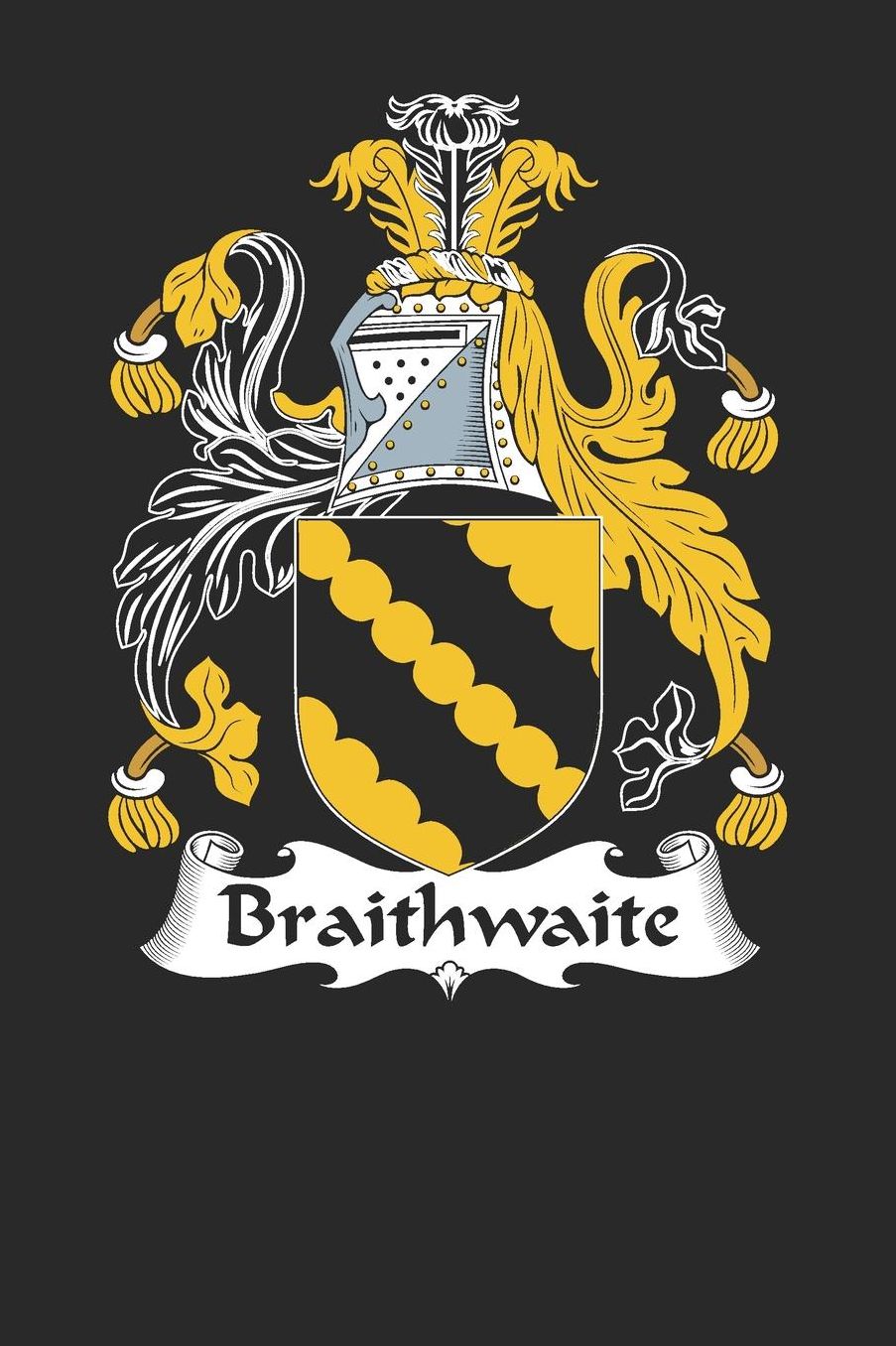 Braithwaite: Braithwaite Coat of Arms and Family Crest Notebook Journal (6 x 9 - 100 pages)