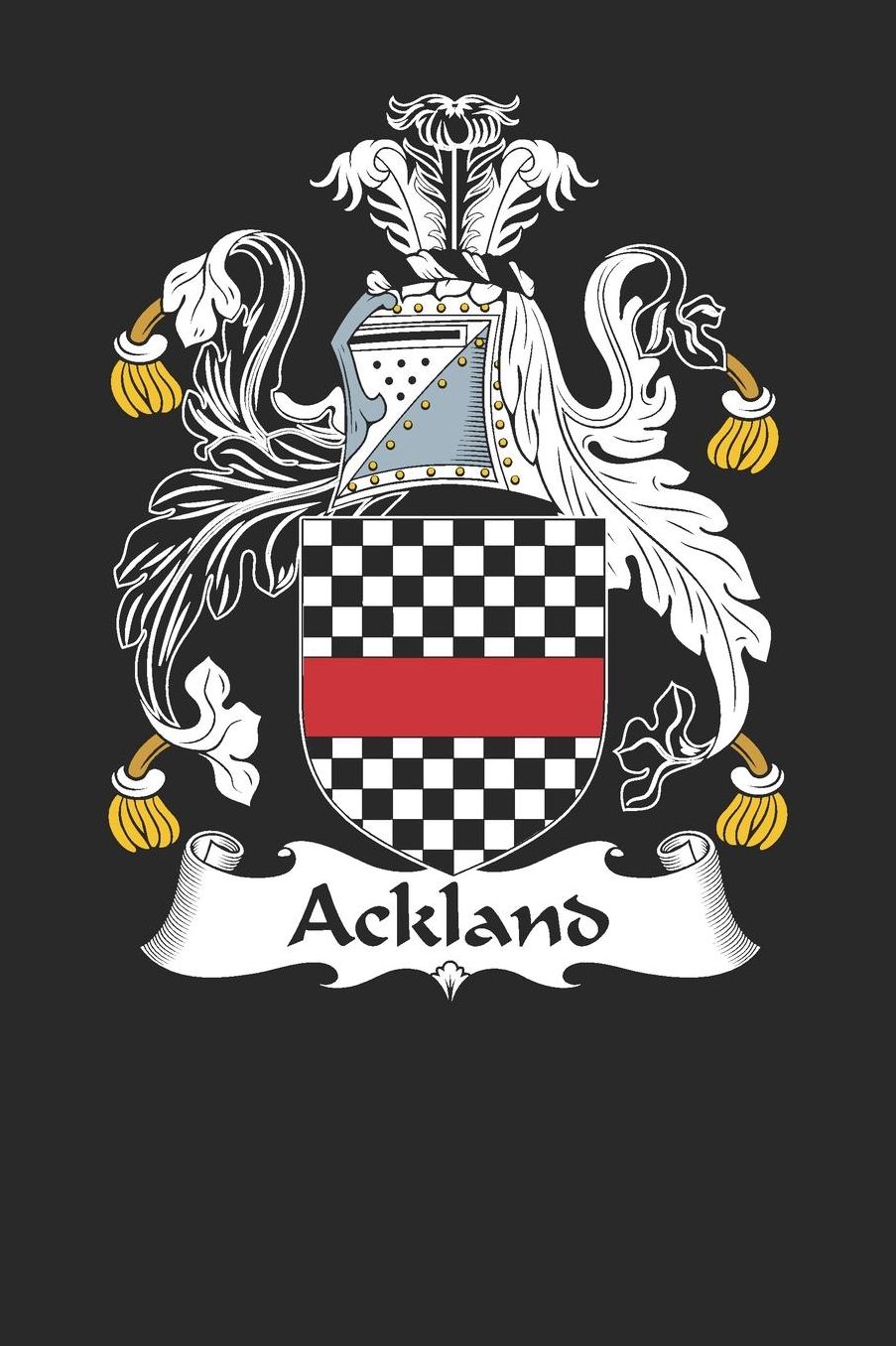 Ackland: Ackland Coat of Arms and Family Crest Notebook Journal (6 x 9 - 100 pages)