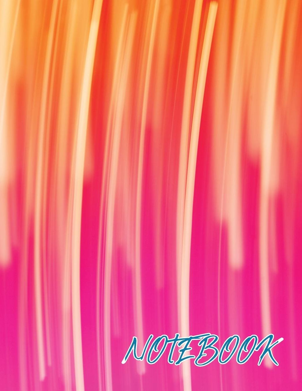 Notebook: Retro Awesome 80's Neon College Ruled Notebook Journal Logbook for Girls Teens Women