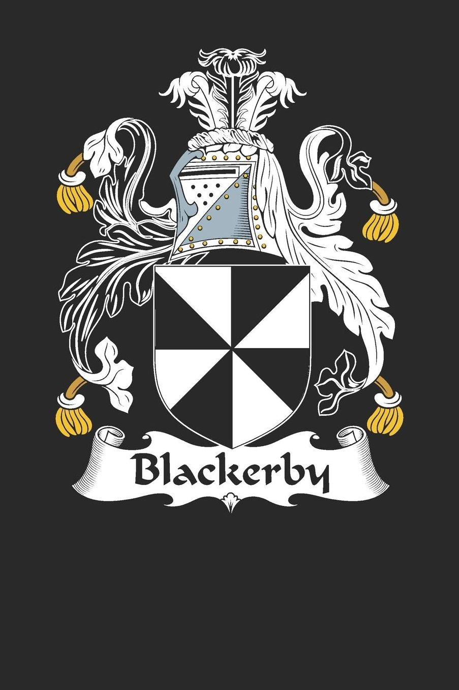 Blackerby: Blackerby Coat of Arms and Family Crest Notebook Journal (6 x 9 - 100 pages)