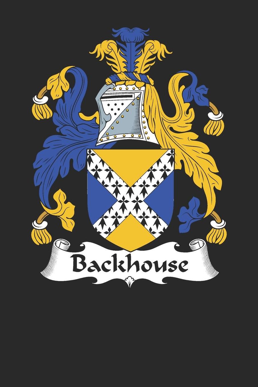 Backhouse: Backhouse Coat of Arms and Family Crest Notebook Journal (6 x 9 - 100 pages)