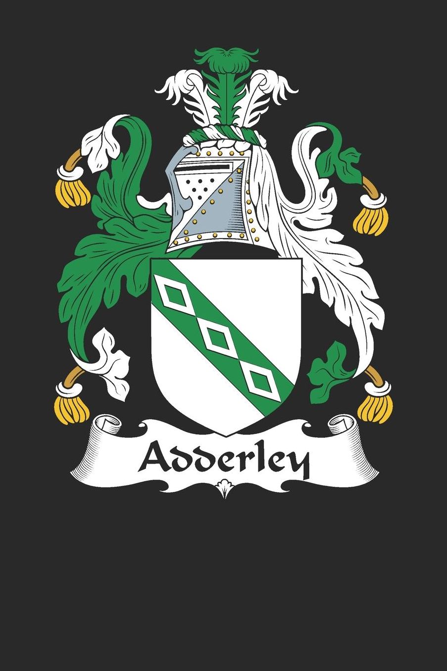 Adderley: Adderley Coat of Arms and Family Crest Notebook Journal (6 x 9 - 100 pages)