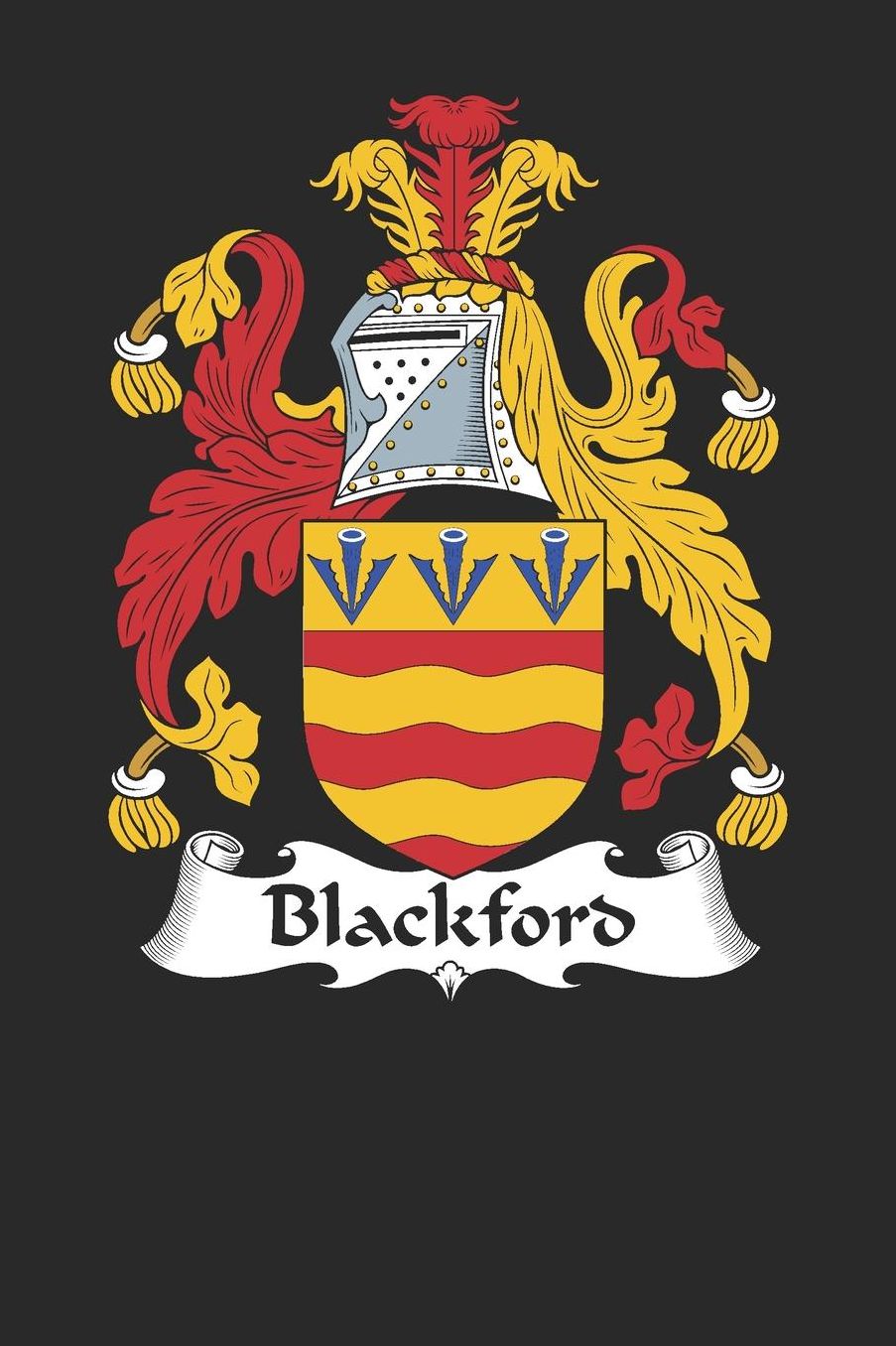 Blackford: Blackford Coat of Arms and Family Crest Notebook Journal (6 x 9 - 100 pages)