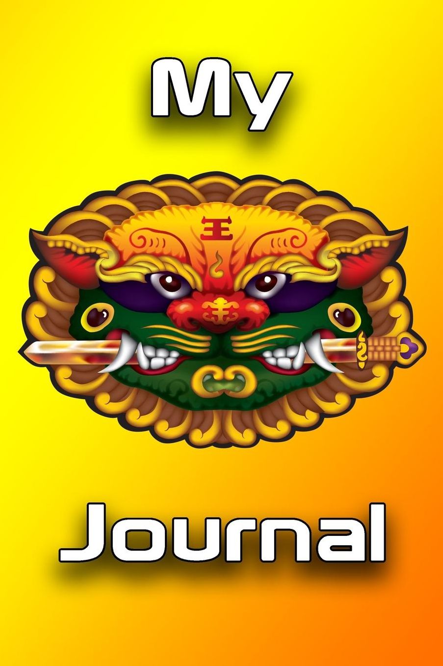 My Journal 150 page China Style Lion Luck