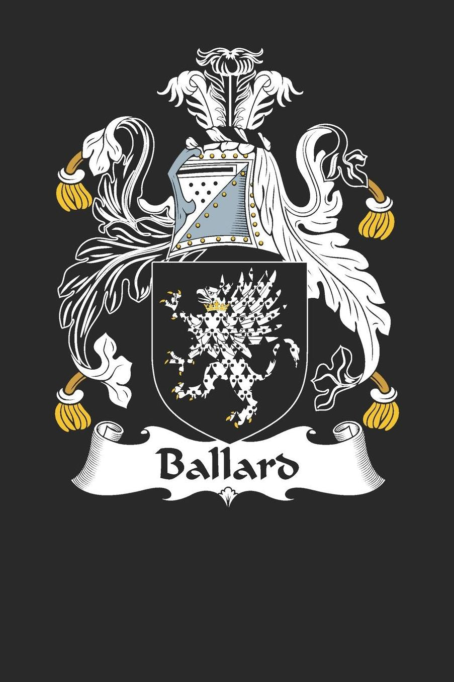Ballard: Ballard Coat of Arms and Family Crest Notebook Journal (6 x 9 - 100 pages)