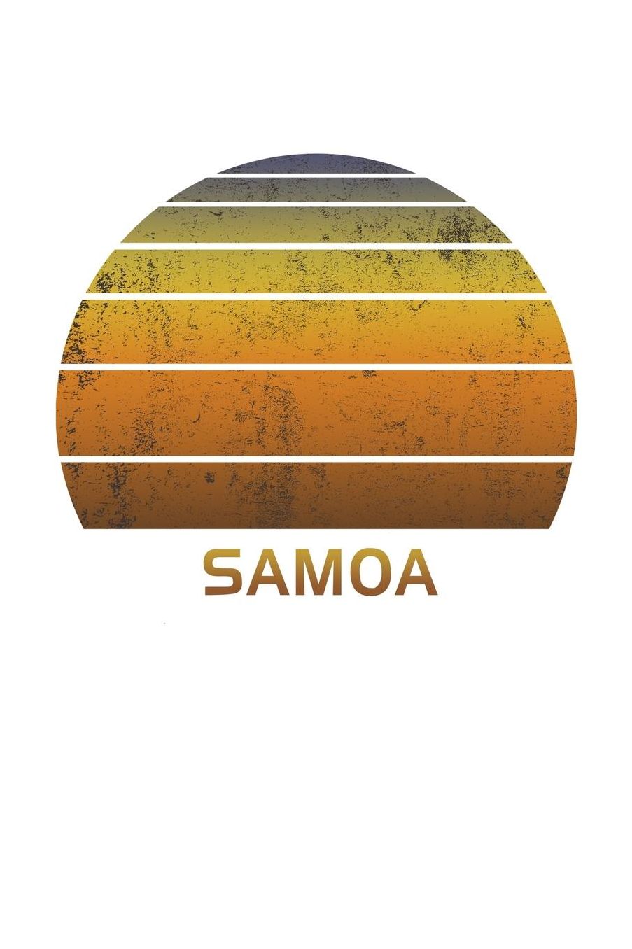 Samoa: Dot Grid Notebook Paper For Work, Home Or School. Vintage Dotted Paper Note Pad For Bullet Style Journaling.