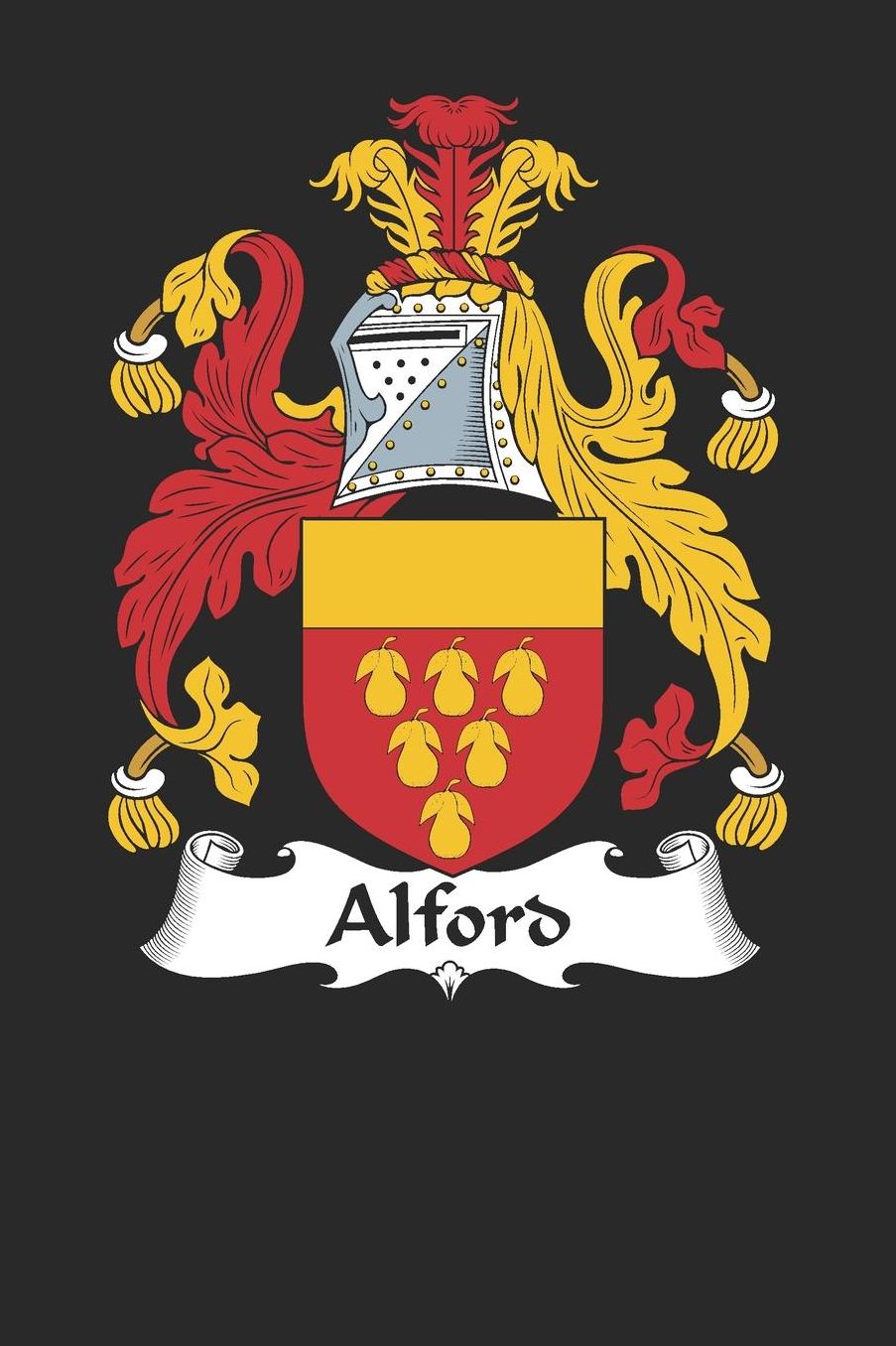 Alford: Alford Coat of Arms and Family Crest Notebook Journal (6 x 9 - 100 pages)