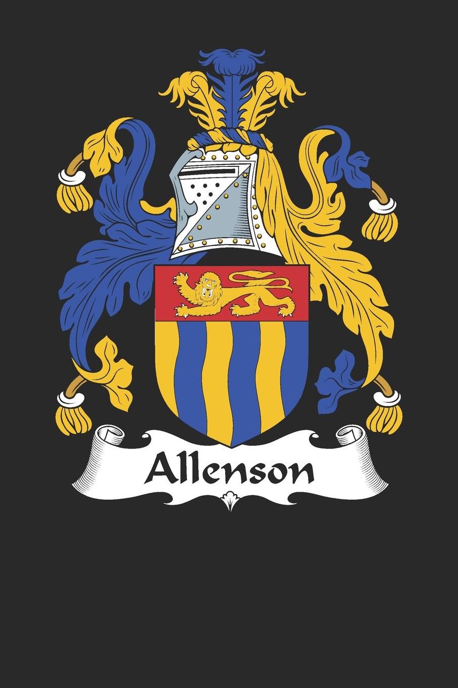 Allenson: Allenson Coat of Arms and Family Crest Notebook Journal (6 x 9 - 100 pages)