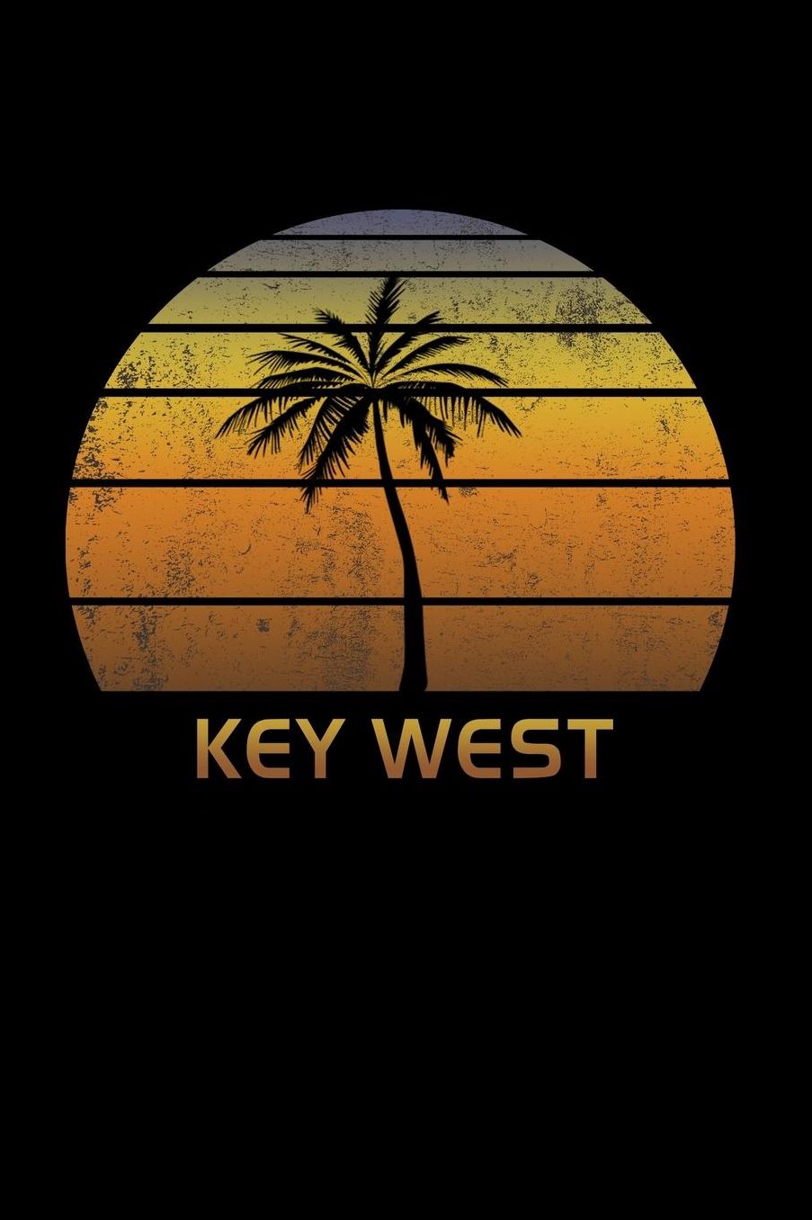 Key West: Florida Notebook Lined Wide Ruled Paper For Taking Notes. Stylish Journal Diary 6 x 9 Inch Soft Cover. For Home, Work Or School.