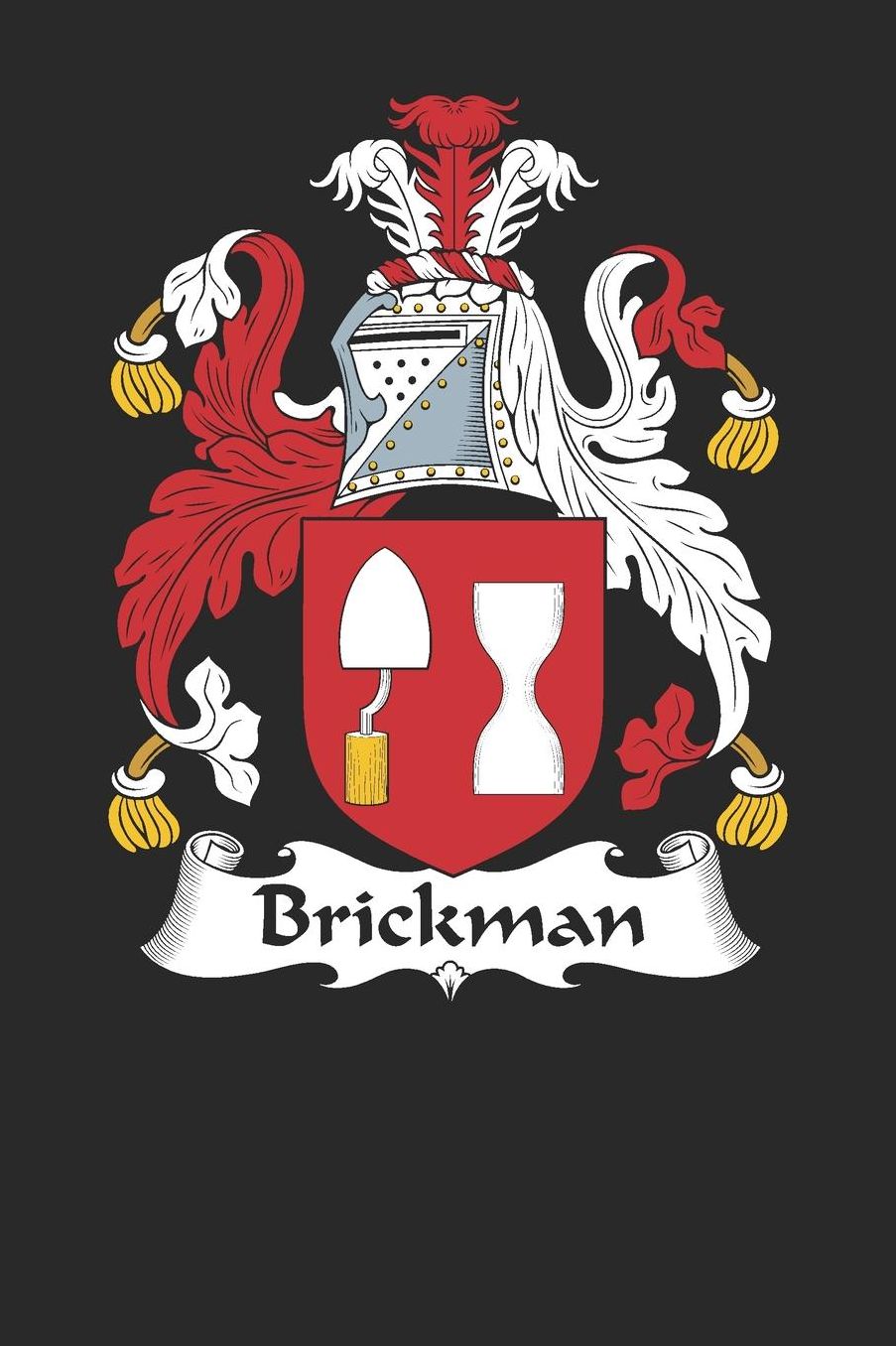 Brickman: Brickman Coat of Arms and Family Crest Notebook Journal (6 x 9 - 100 pages)