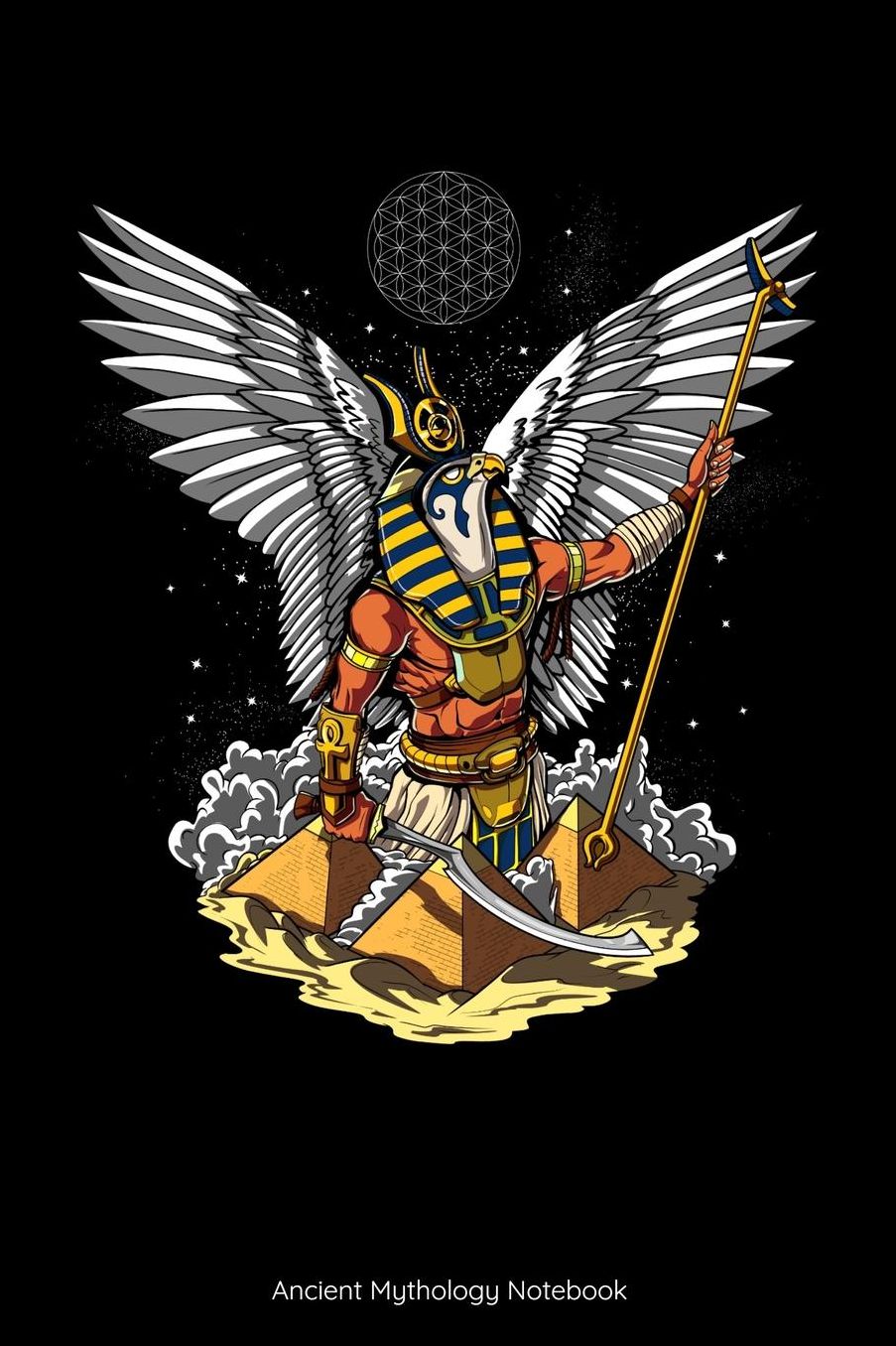 Ancient Mythology Notebook: Egyptian God Horus Notebook