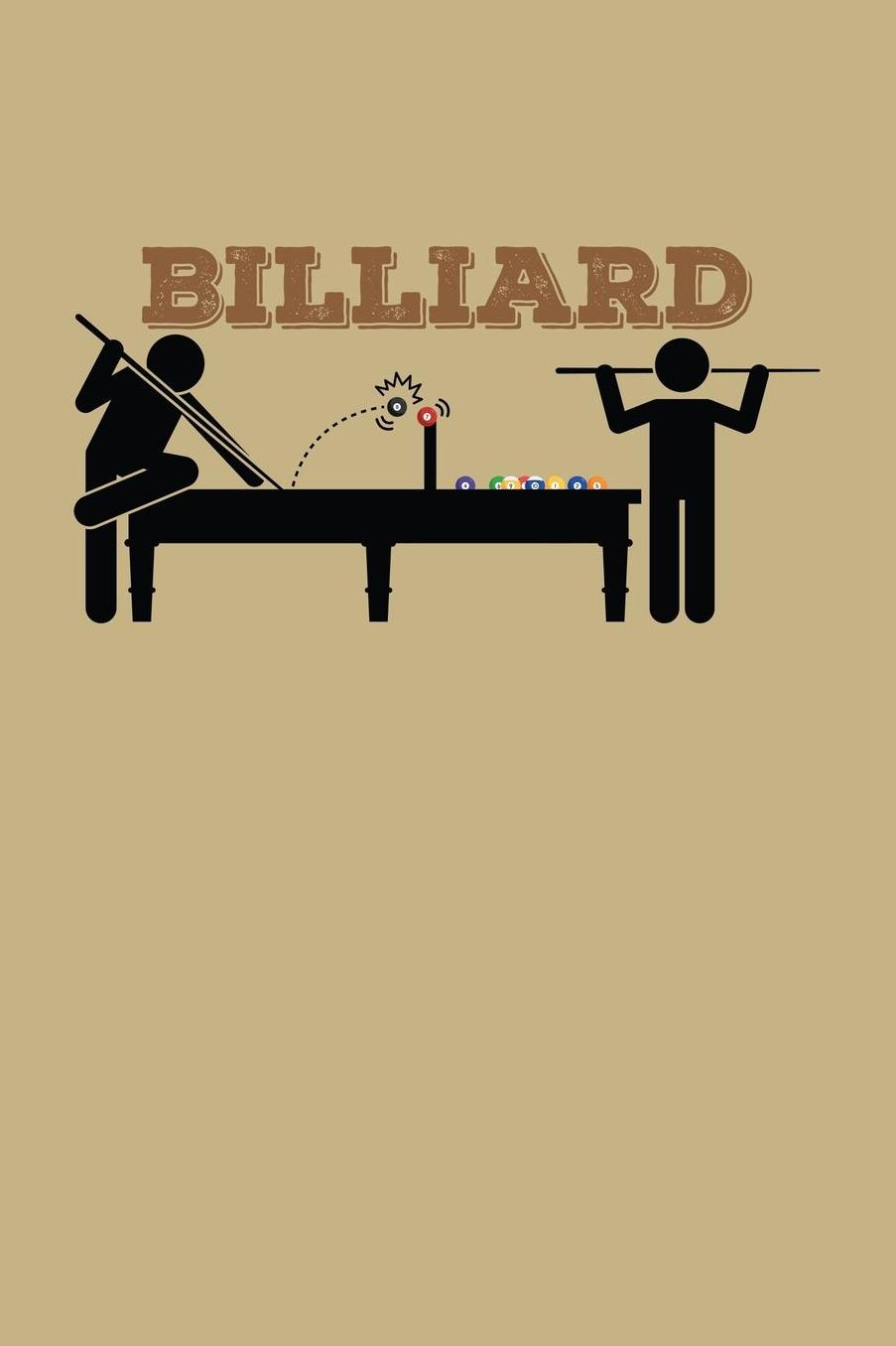 Billiard: Blank Paper Sketch Book - Artist Sketch Pad Journal for Sketching, Doodling, Drawing, Painting or Writing