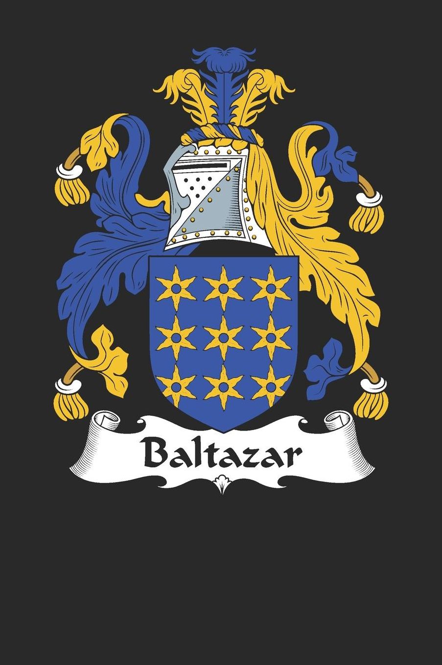 Baltazar: Baltazar Coat of Arms and Family Crest Notebook Journal (6 x 9 - 100 pages)