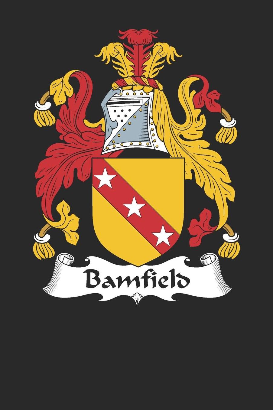 Bamfield: Bamfield Coat of Arms and Family Crest Notebook Journal (6 x 9 - 100 pages)