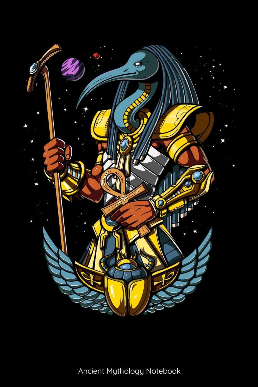 Ancient Mythology Notebook: Thoth Egyptian God Notebook