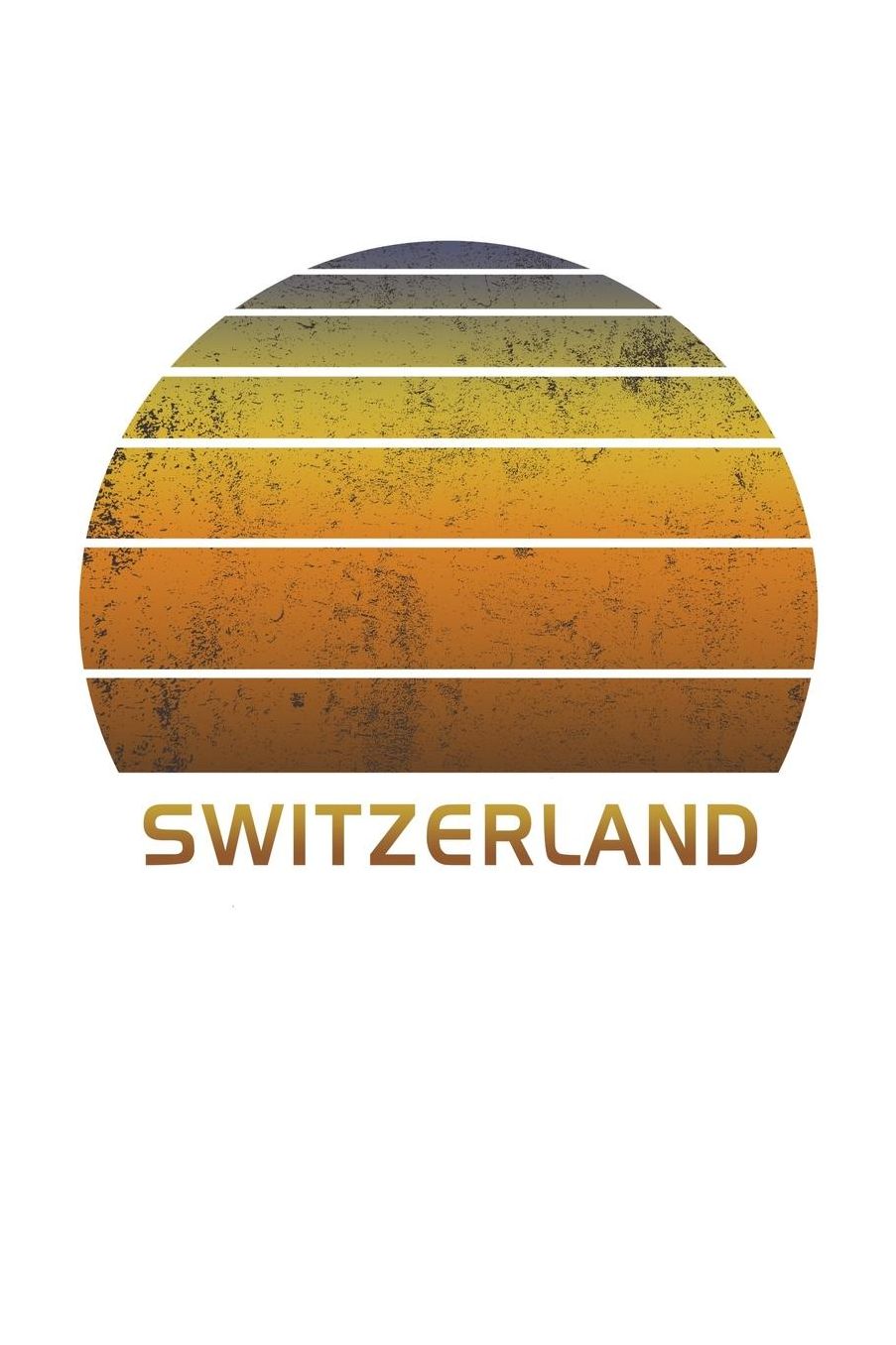Switzerland: Dot Grid Notebook Paper For Work, Home Or School. Vintage Dotted Paper Note Pad For Bullet Style Journaling.