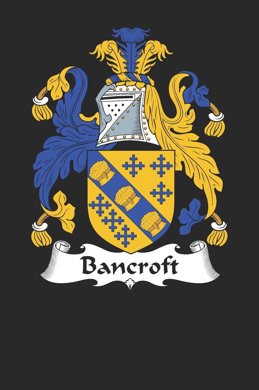 Bancroft: Bancroft Coat of Arms and Family Crest Notebook Journal (6 x 9 - 100 pages)