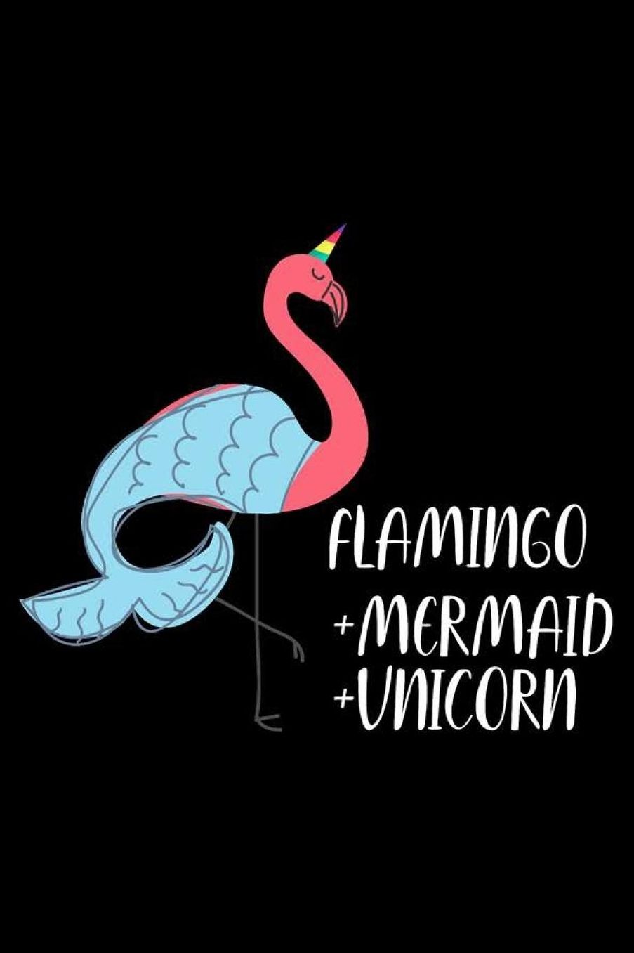 Flamingo +Mermaid +Unicorn: Trendy Composition Notebook For Girls, Primary Writing Paper, Kids Handwriting Practice, Draw And Write Journal Activity Book