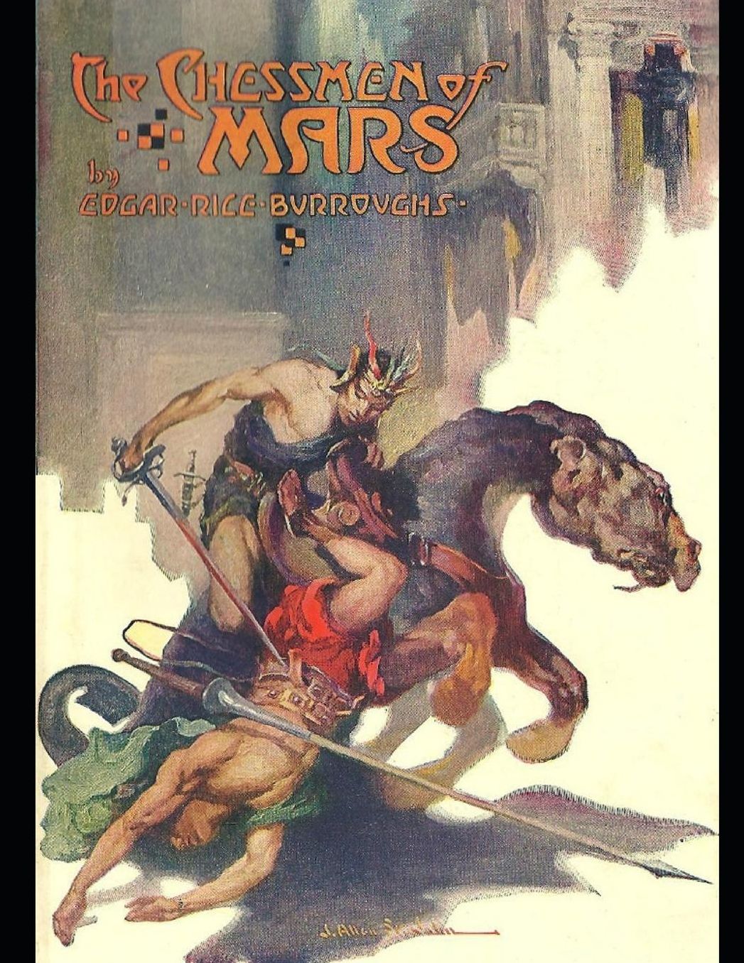 The Chessmen Of Mars: The Best Book For Readers (Annotated) By Edgar Rice Burroughs.