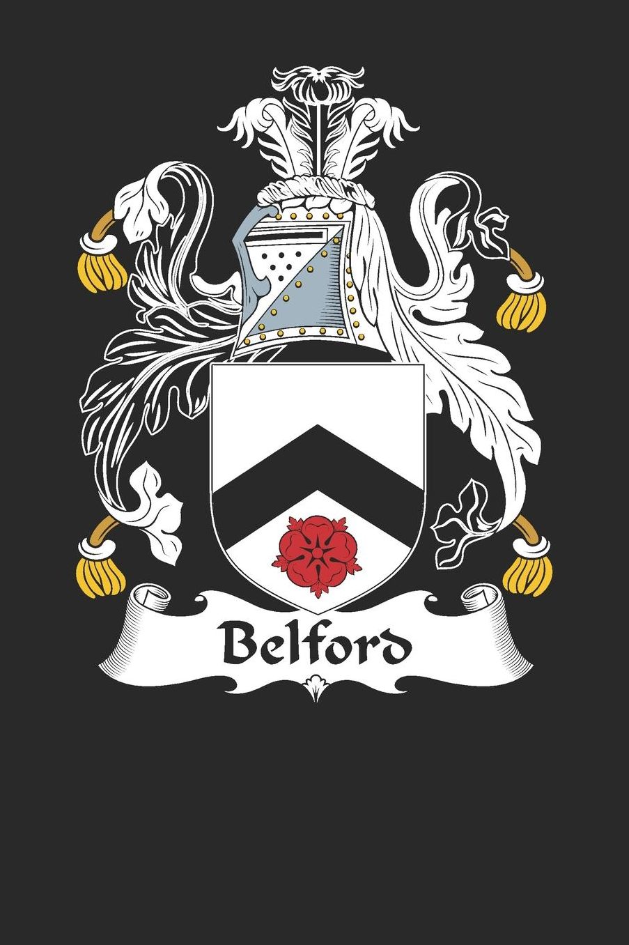 Belford: Belford Coat of Arms and Family Crest Notebook Journal (6 x 9 - 100 pages)
