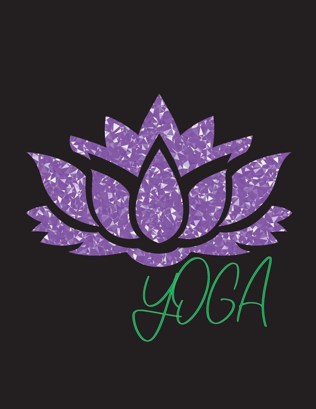 Yoga: Lined Notebook Journal Daily Planner Diary - 8.5x 11, 110 pages