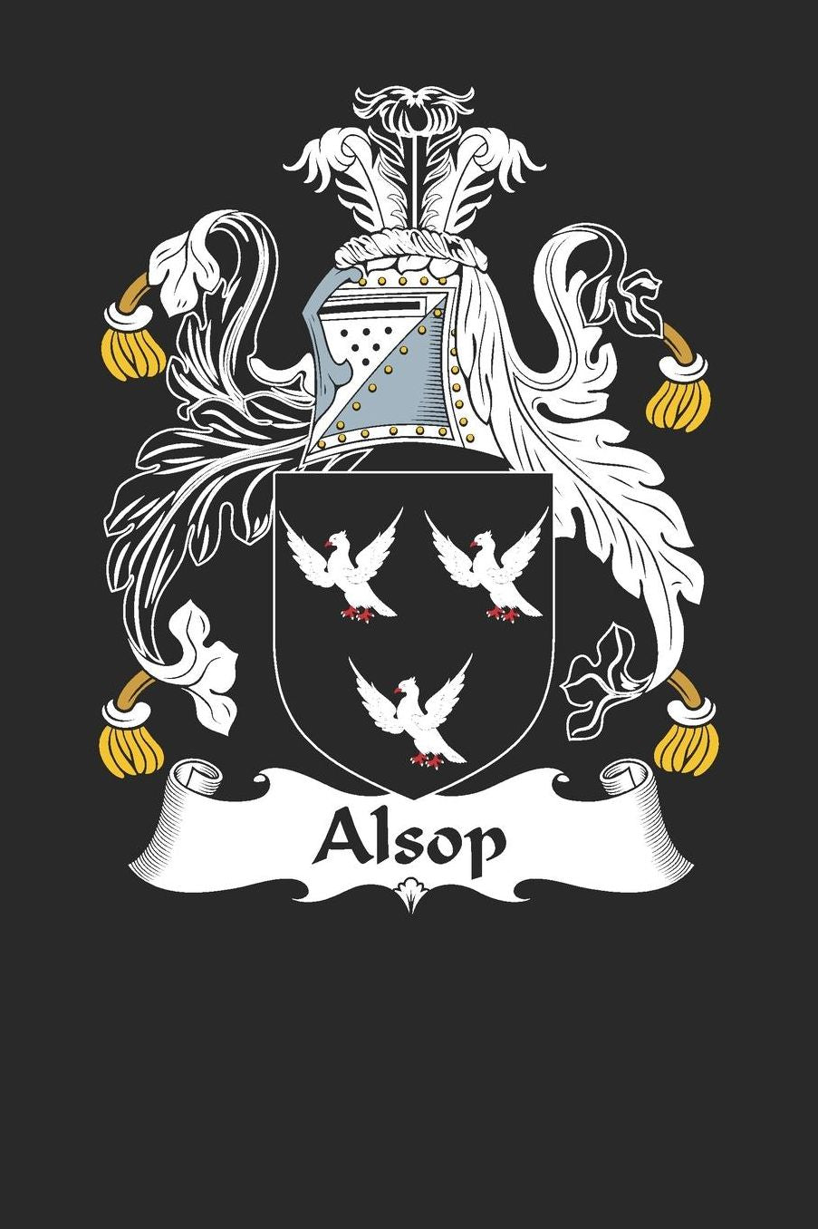 Alsop: Alsop Coat of Arms and Family Crest Notebook Journal (6 x 9 - 100 pages)