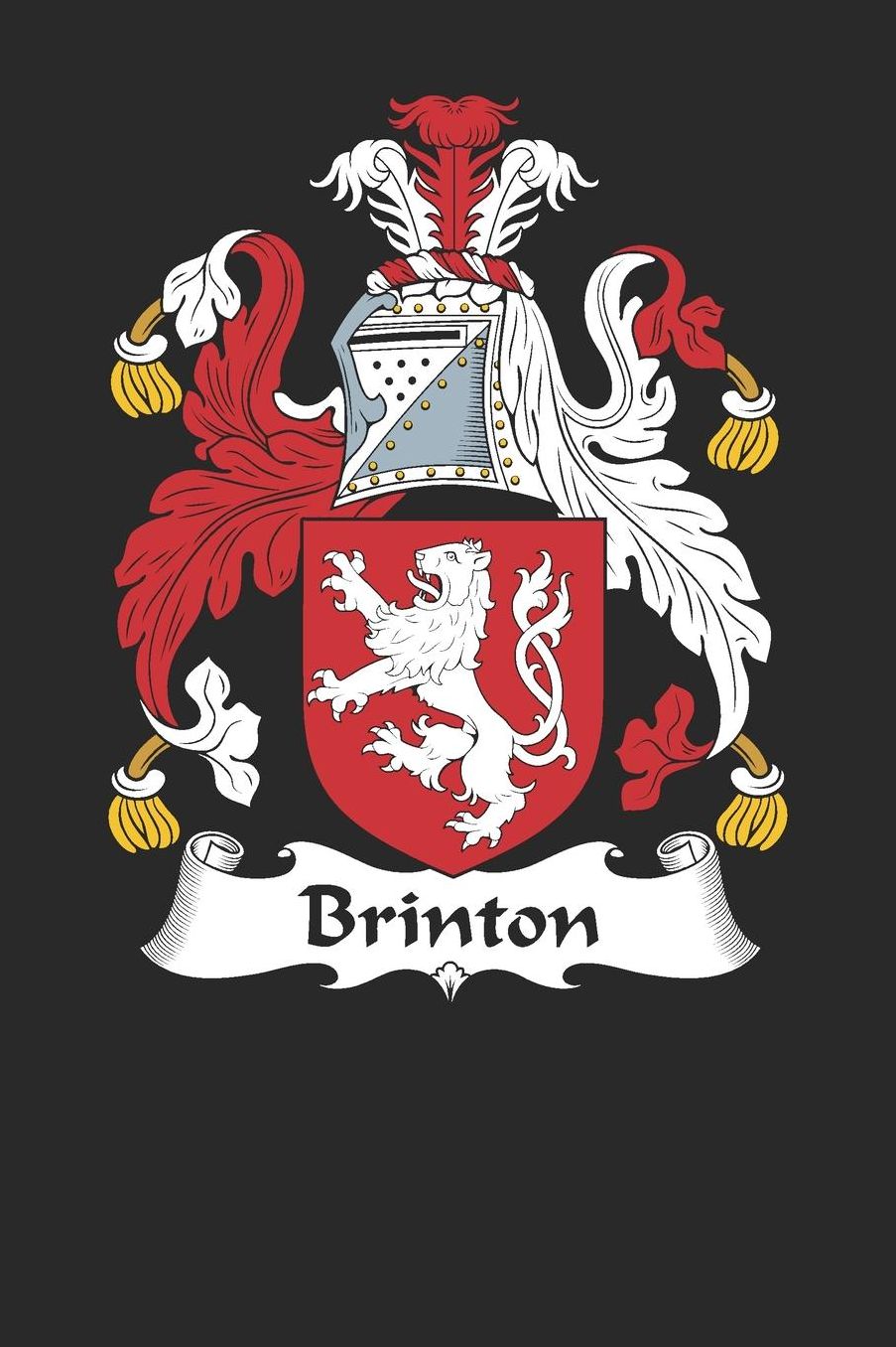 Brinton: Brinton Coat of Arms and Family Crest Notebook Journal (6 x 9 - 100 pages)