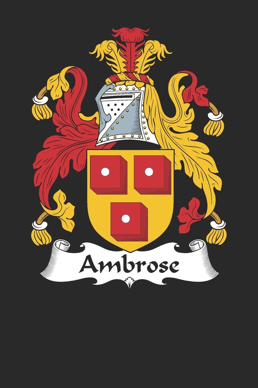 Ambrose: Ambrose Coat of Arms and Family Crest Notebook Journal (6 x 9 - 100 pages)