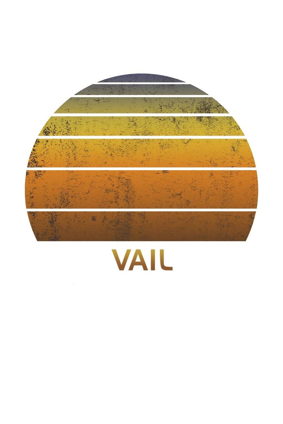Vail: Colorado Dot Grid Notebook Paper For Work, Home Or School. Vintage Dotted Paper Note Pad For Bullet Style Journaling.