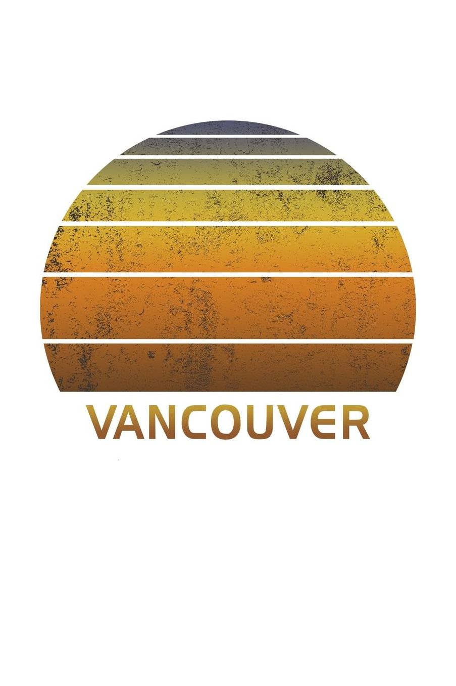 Vancouver: Canada Dot Grid Notebook Paper For Work, Home Or School. Vintage Dotted Paper Note Pad For Bullet Style Journaling.