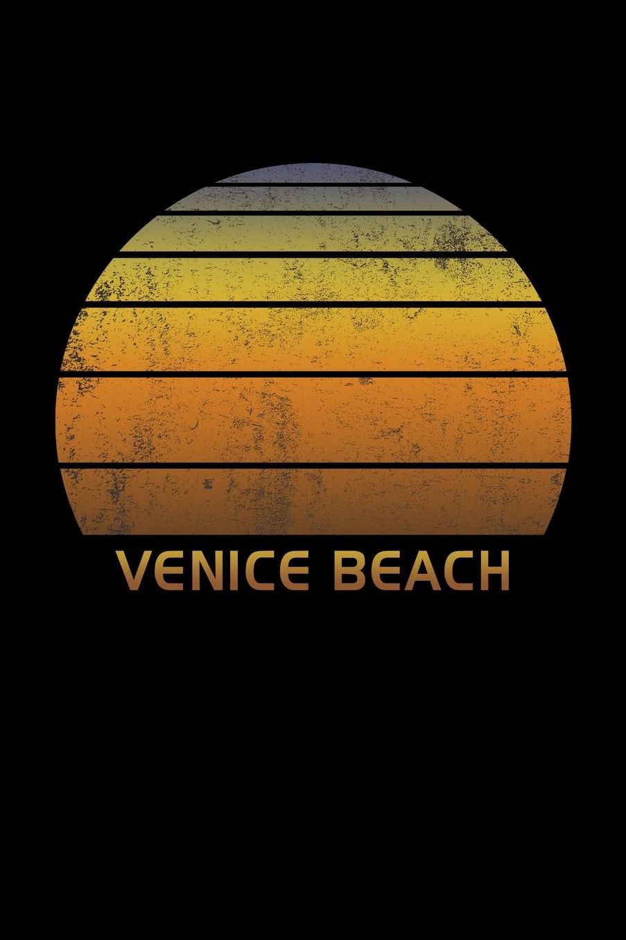 Venice Beach: California Vintage Dot Grid Journal Notebook Paper To Organize Work, Home Or School. Stylish Bullet Journaling Dotted Note Pad For Taking Notes, Games, Drawing & Sketching With 6 x 9 Inch Soft Cover.