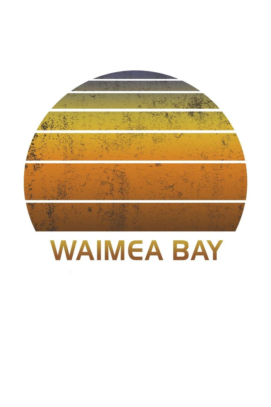 Waimea Bay: Oahu Hawaii Dot Grid Notebook Paper For Work, Home Or School. Vintage Dotted Paper Note Pad For Bullet Style Journaling.