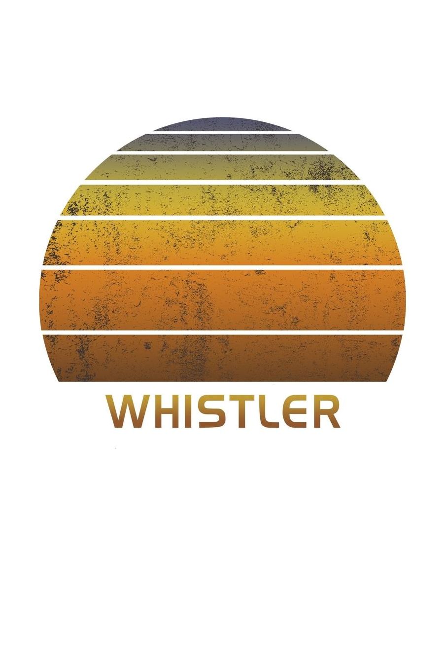 Whistler: Canada Dot Grid Notebook Paper For Work, Home Or School. Vintage Dotted Paper Note Pad For Bullet Style Journaling.