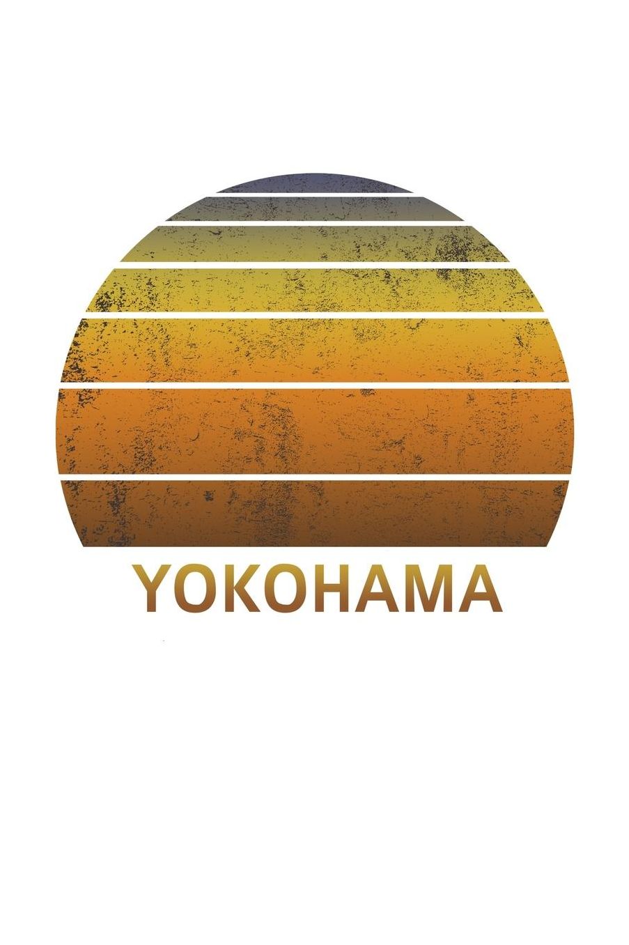 Yokohama: Japan Dot Grid Notebook Paper For Work, Home Or School. Vintage Dotted Paper Note Pad For Bullet Style Journaling.