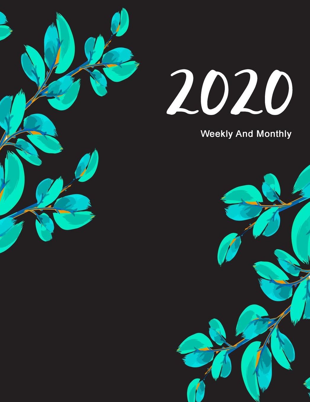 2020 Weekly And Monthly: Planner Calendar Schedule Dot Lined Planner Notebook Journal Many Space For Write In 8.5 x 11