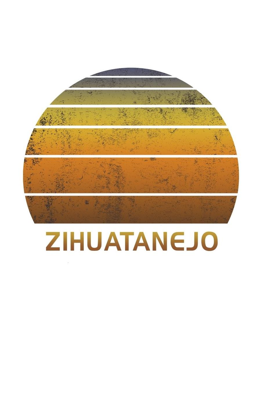 Zihuatanejo: Mexico Dot Grid Notebook Paper For Work, Home Or School. Vintage Dotted Paper Note Pad For Bullet Style Journaling.