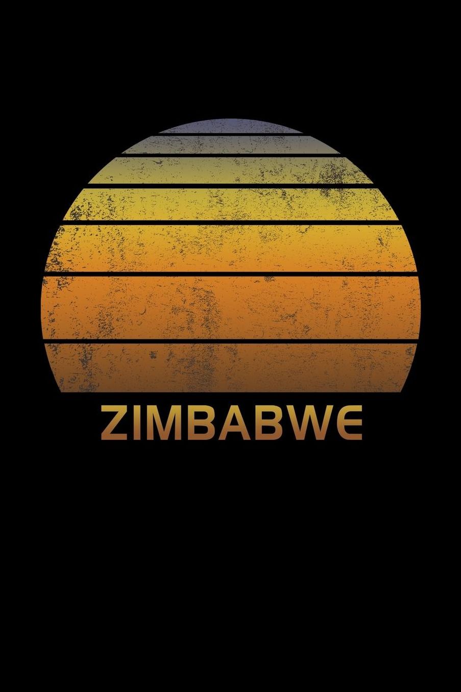 Zimbabwe: Africa Vintage Dot Grid Journal Notebook Paper To Organize Work, Home Or School. Stylish Bullet Journaling Dotted Note Pad For Taking Notes, Games, Drawing & Sketching With 6 x 9 Inch Soft Cover.