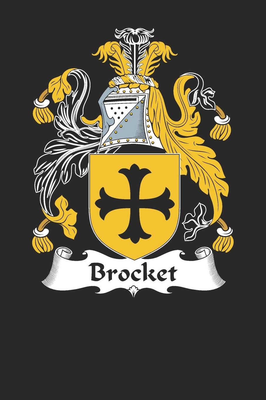 Brocket: Brocket Coat of Arms and Family Crest Notebook Journal (6 x 9 - 100 pages)